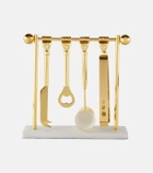 Jonathan Adler Barbell stainless steel bareware set