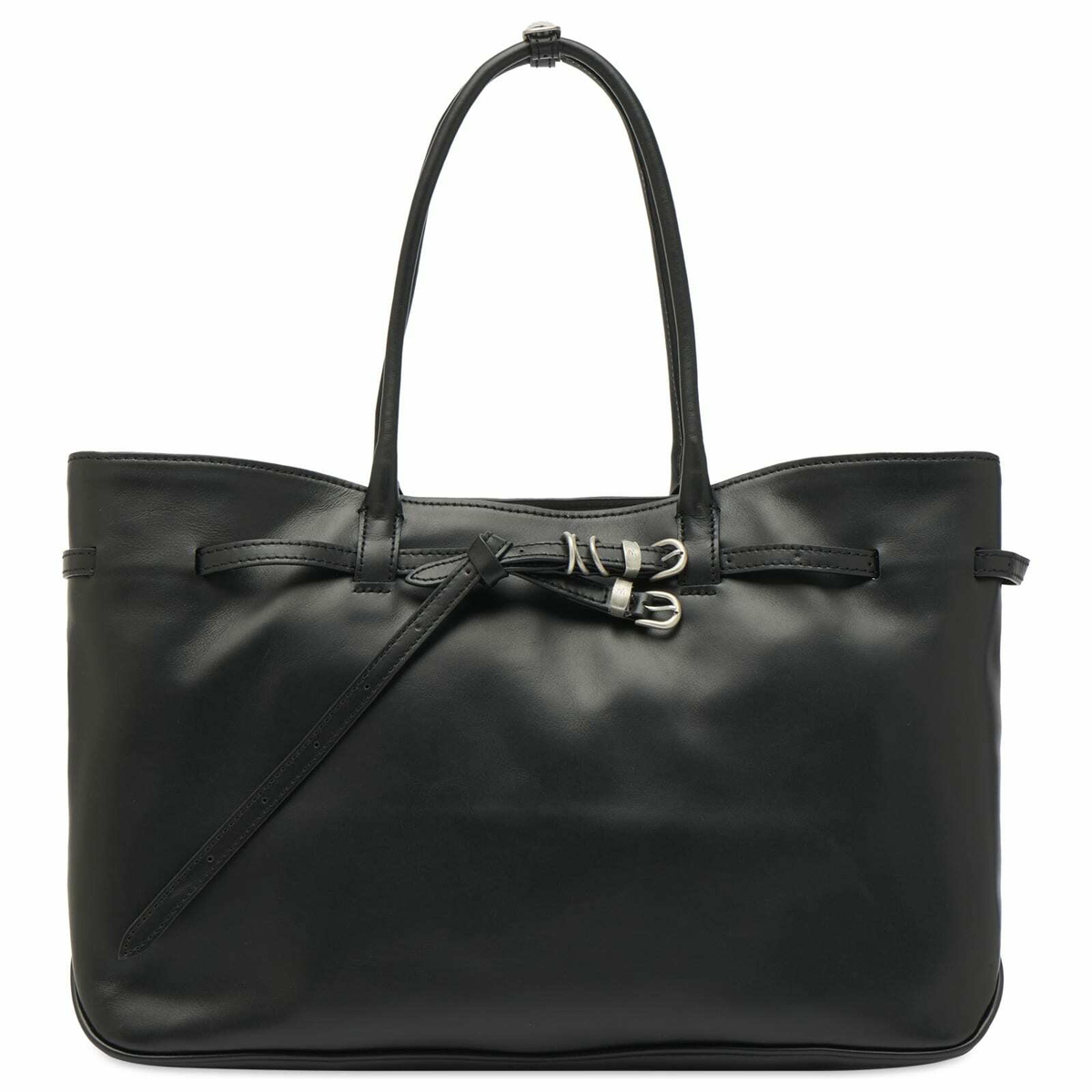 MARGESHERWOOD Women's Grandma  Bag - Large in Black Plain 
