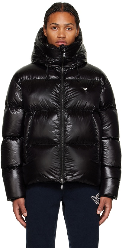Photo: Emporio Armani Black Quilted Down Jacket