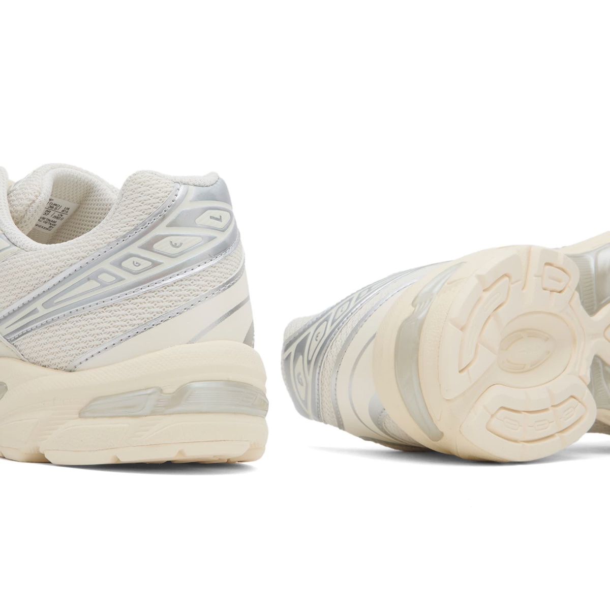Asics Gel-1130 Sneaker in Cream/Pure Silver