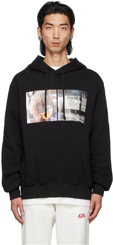 Photo: 424 Black 'Chase Your Dreams' Hoodie