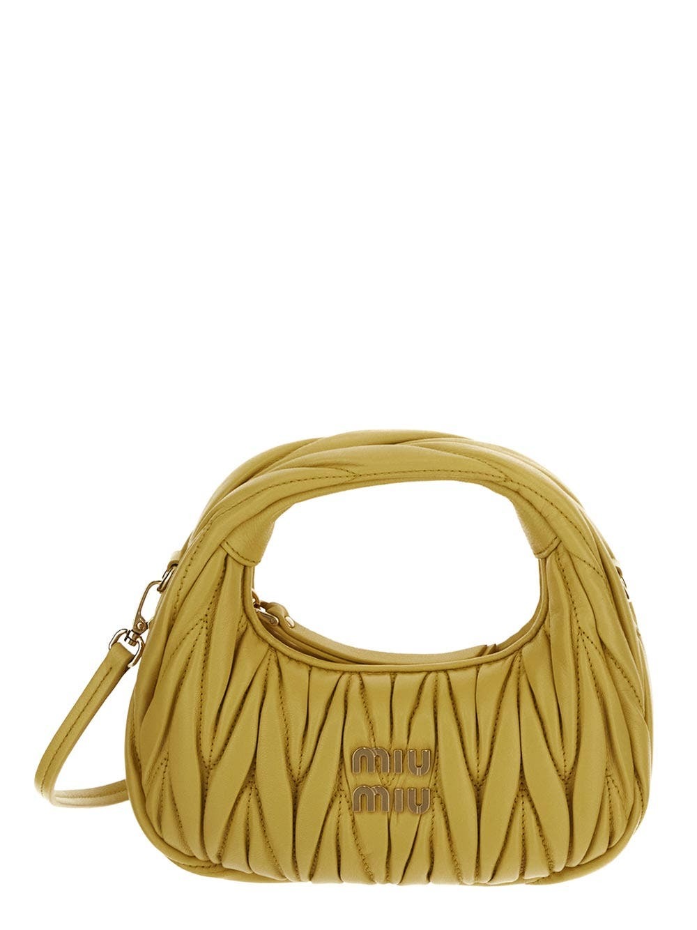 【MIU MIU】MATELASSE MINI HOBO BAG Miu Miu Wander Matelassè Mini Hobo Bag Miu Miu