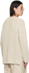 DEVOA Beige Raglan Sweater