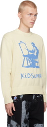 KidSuper Off-White Painter Graphic Sweater