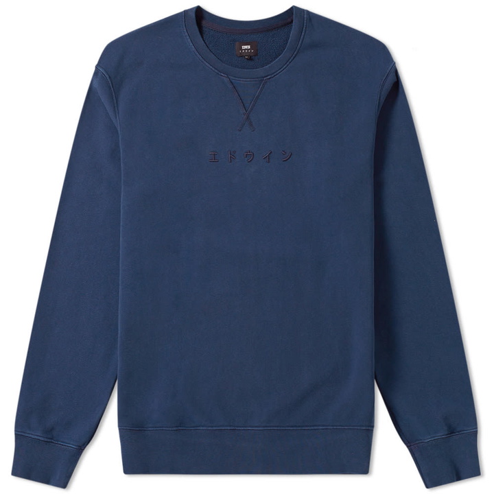 Photo: Edwin Katakana Sweat True Navy