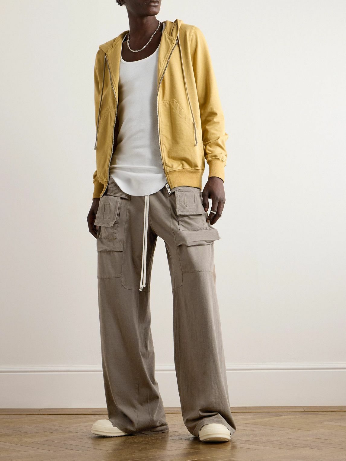 パンツ Rick Owens DRKSHDW Jersey Cargo Pants. DRKSHDW BY RICK OWENS Creatch Tapered Cotton-Jersey