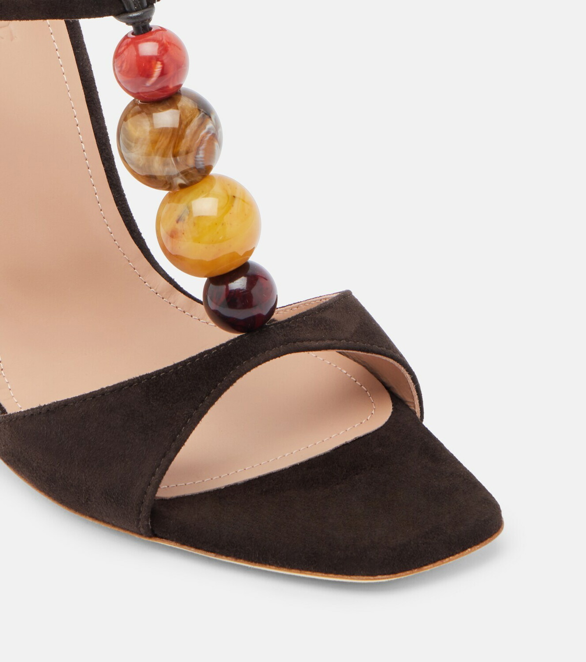 Malone Souliers Lena beaded suede sandals