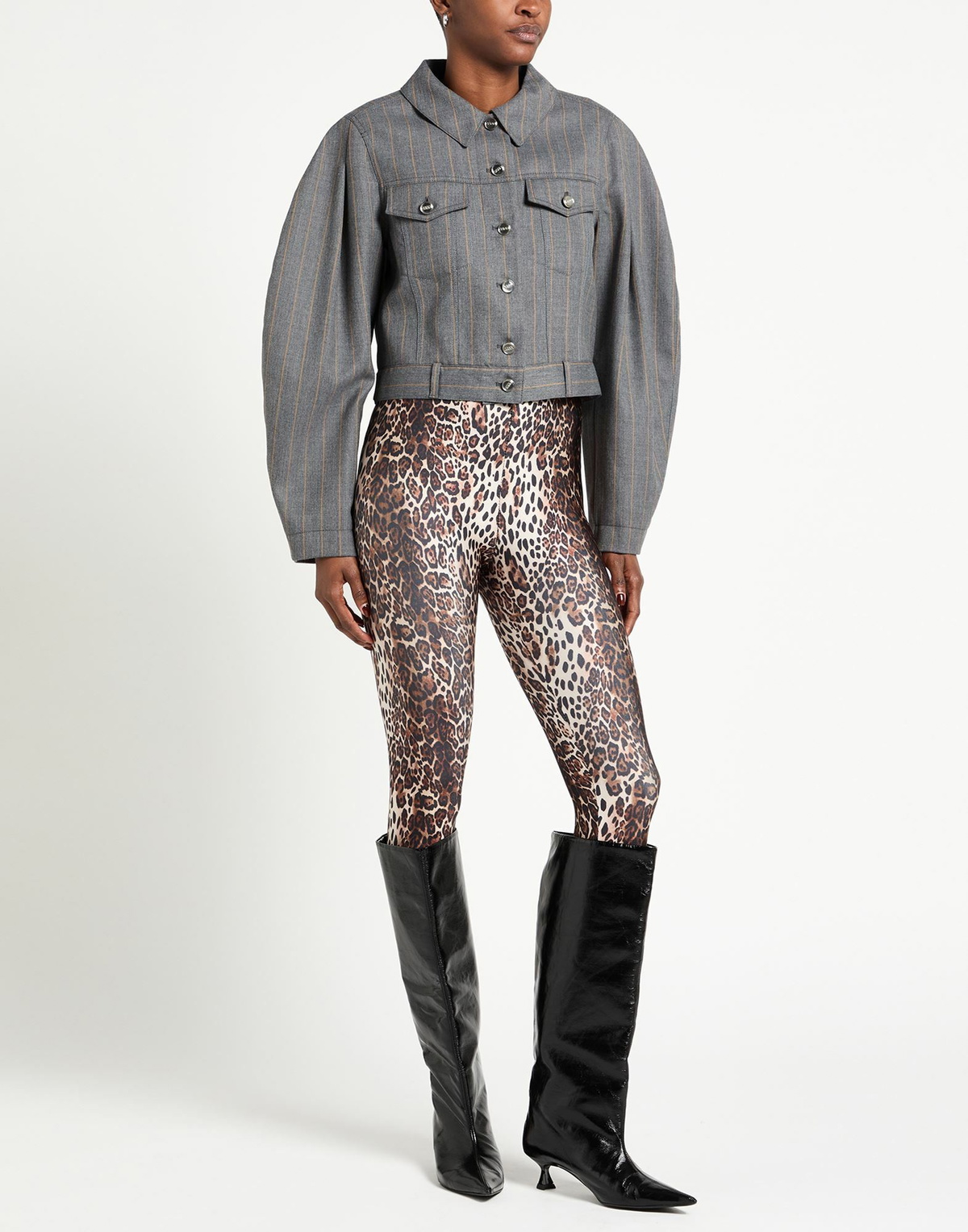 Ganni Womens Jacket in Grey