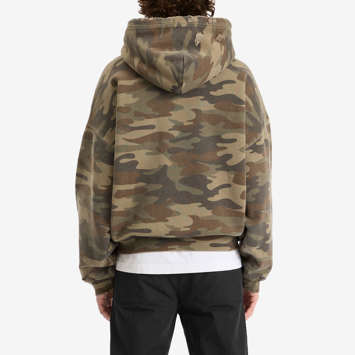 Cole Buxton Men's Cropped Hoody in Camo