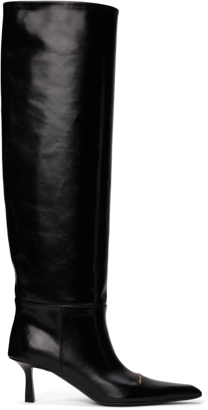 Alexander Wang Black Viola 65 Slouch Boots Alexander Wang