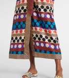 Valentino Polka-dot silk beach cover-up