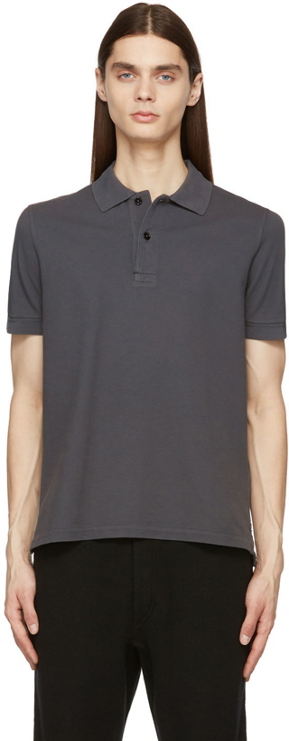 Photo: TOM FORD Grey Tennis Polo