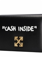 OFF-WHITE - Jitney 0.5 Leather Shoulder Bag W/ Quote
