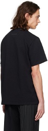 MM6 Maison Margiela Black Two-Layer T-Shirt