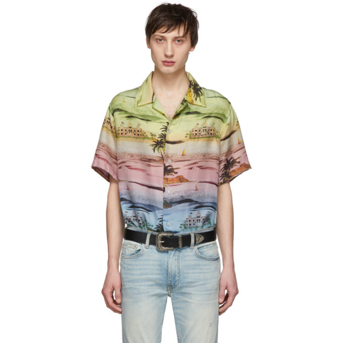 Amiri Multicolor Rainbow Beverly Hills Shirt Amiri