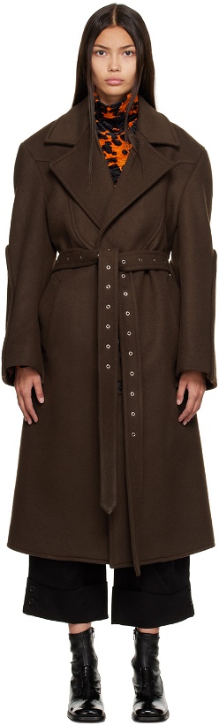 Photo: Commission Brown Belted Coat