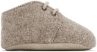 Bonpoint Baby Taupe Derby Pre-Walkers