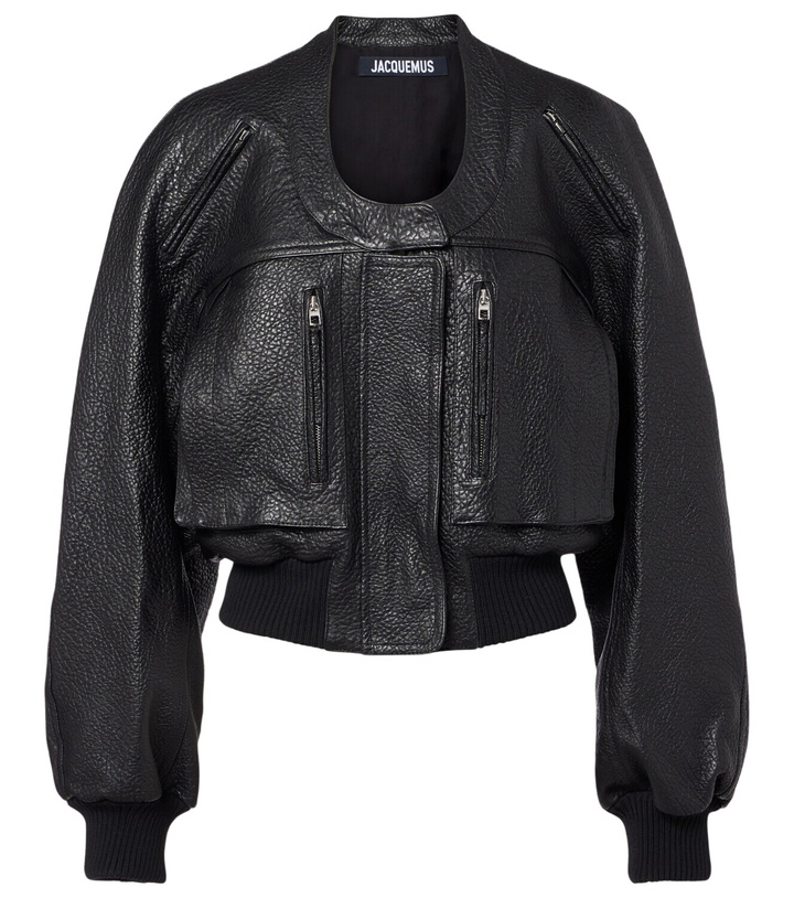Photo: Jacquemus Cropped leather jacket