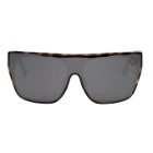 Stella McCartney Tortoiseshell Square Shield Sunglasses