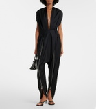 Coperni Halterneck virgin wool jumpsuit