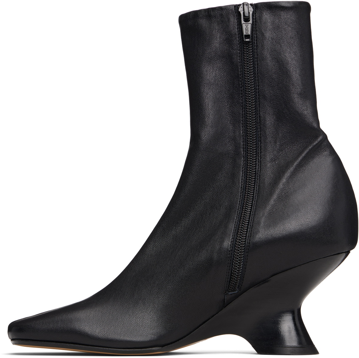 Dries Van Noten Black Heeled Ankle Boots