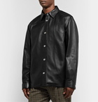 Acne Studios - Tracey Leather Overshirt - Black