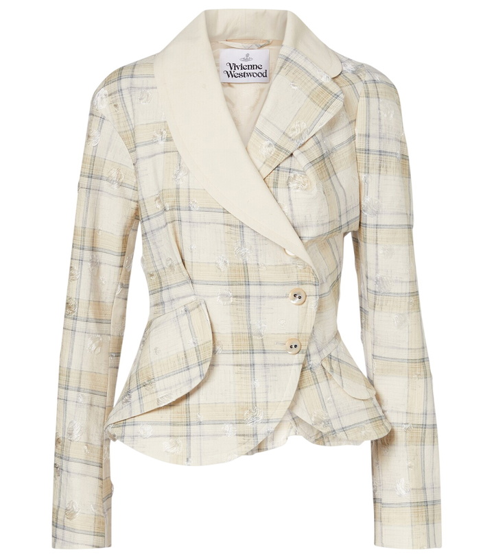 Photo: Vivienne Westwood Stormy tartan cotton-blend jacket