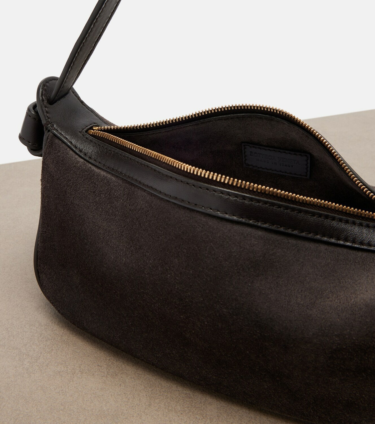 Bottega Veneta Nodo Small suede shoulder bag