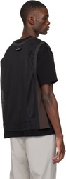 Andersson Bell Black & Brown Basketball Jersey Layered T-shirt
