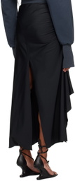 SRVC Black Siren Midi Skirt