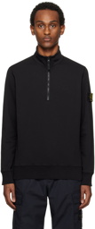 Stone Island Black Half-Zip Sweater