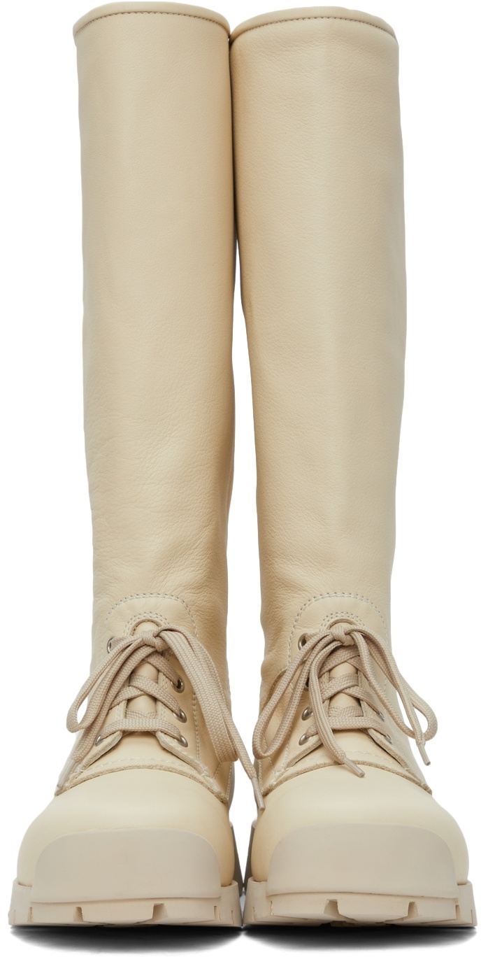 Jil Sander Lace-Up Elba Boots
