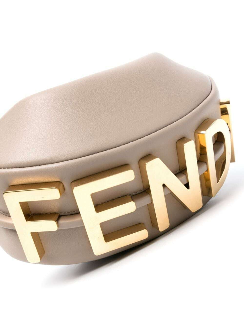 FENDI - Fendigraphy Mini Leather Shoulder Bag Fendi