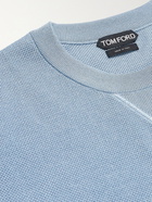 TOM FORD - Slim-Fit Cotton-Blend Sweater - Blue