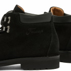 Fracap Men's M128 Commando Sole Scarponcino Boot in Black Suede