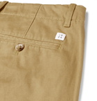 MAN 1924 - Slim-Fit Tapered Stretch-Cotton Twill Trousers - Men - Beige