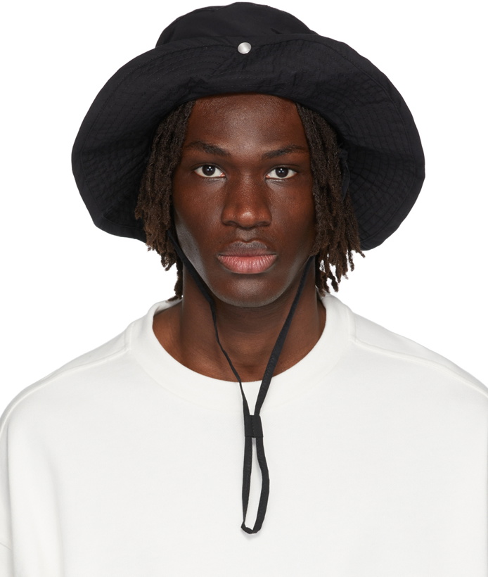 Photo: Jil Sander Black Parachute Hat