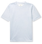 Folk - Assembly Garment-Dyed Cotton-Jersey T-Shirt - Blue