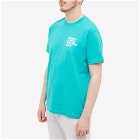 Sporty & Rich Men's Exercise Often T-Shirt in Turquoise/White
