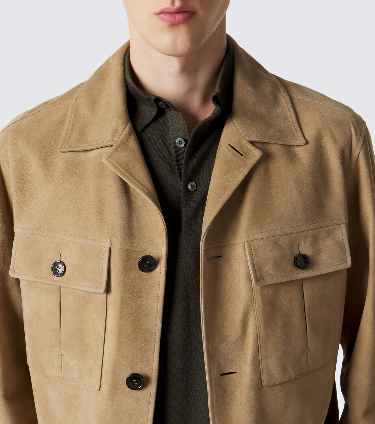 Zegna Wool piqué polo shirt
