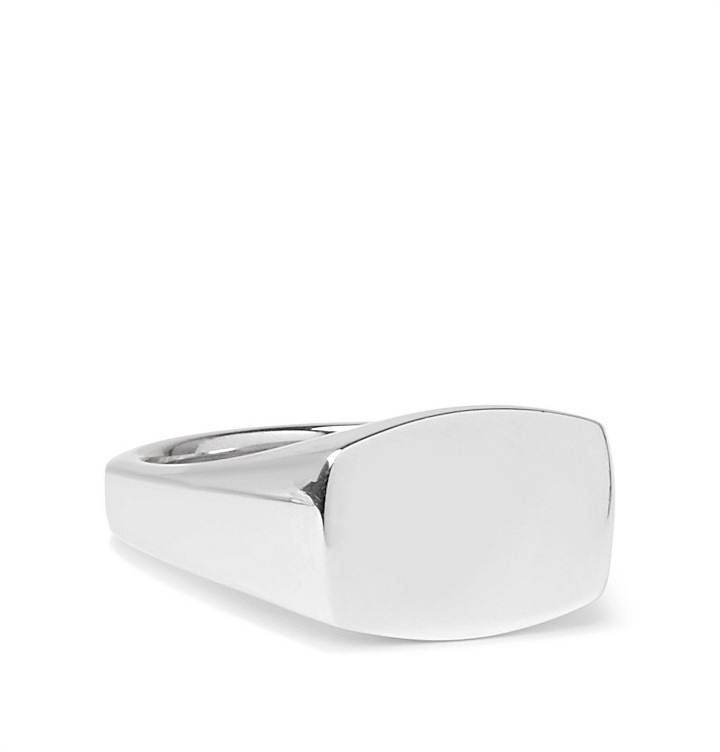 Photo: TOM WOOD - Sterling Silver Signet Ring - Silver