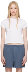 SKIMS Blue Cotton Poplin Boxers