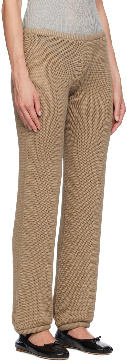 Isa Boulder Beige Isabella Straight Lounge Pants