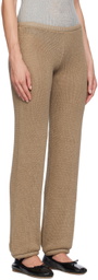 Isa Boulder Beige Isabella Straight Lounge Pants