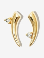 Adina Reyter 14K Yellow Gold Thorn Diamond Stud Earrings