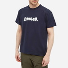 Dancer Men's Love T-Shirt in Dark Navy/White