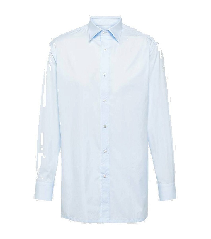 Photo: Loro Piana Cotton poplin Oxford shirt