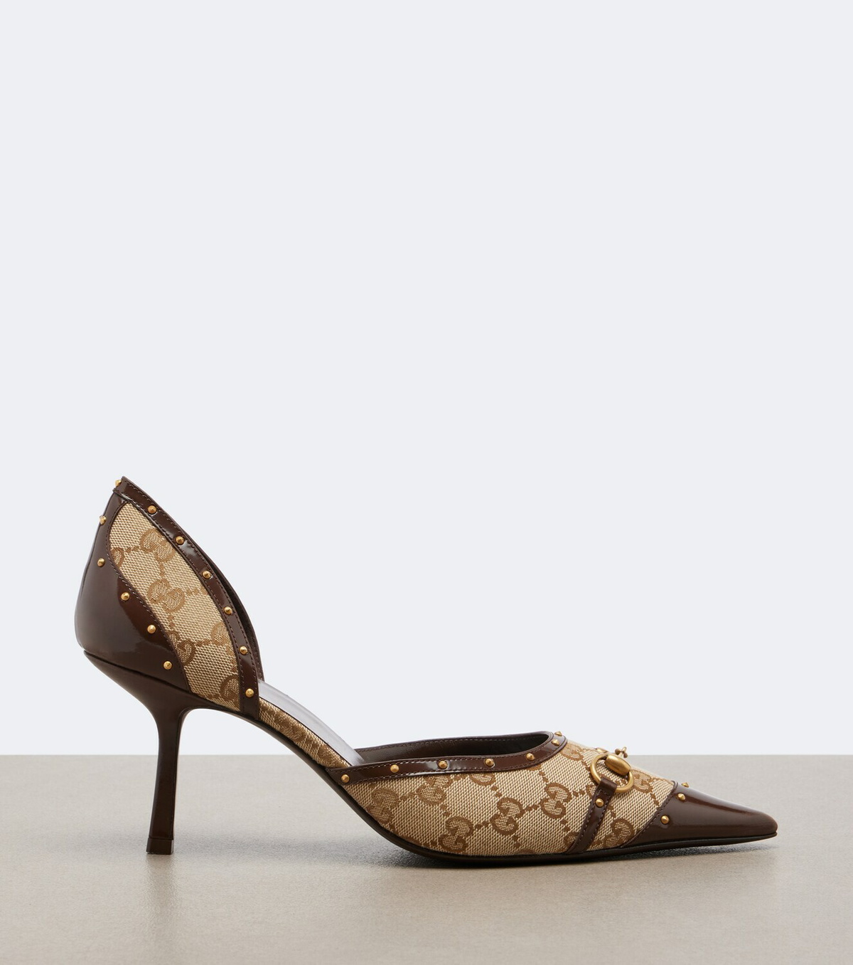 Gucci Savoy GG canvas pumps