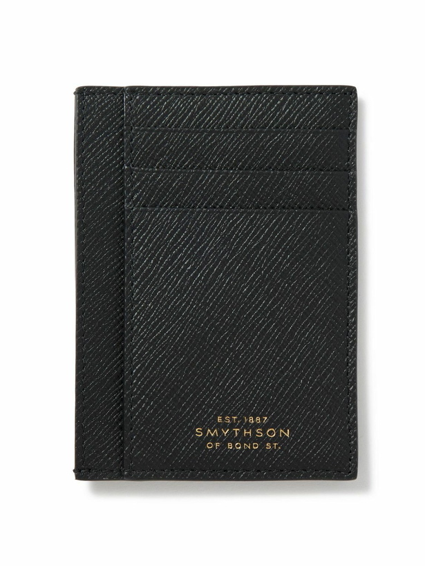 Photo: SMYTHSON - Panama Cross-Grain Leather Cardholder