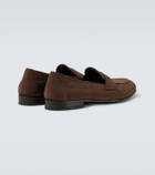 Brioni Appia leather penny loafers